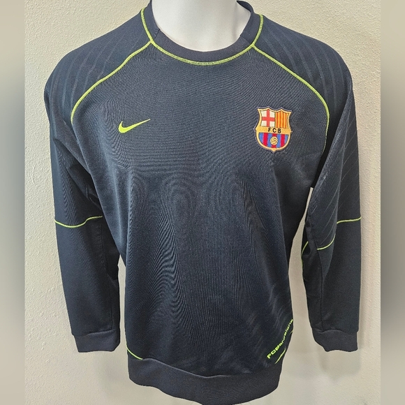 Vintage Nike Barcelona FC sweatshirt men's large - Picture 1 of 8